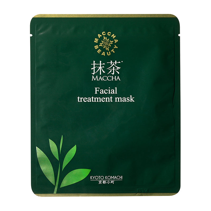 Matcha Beauty Facial Treatment Mask 15 pieces-Face mask-Kyoto Komachi-sakuragreetings-Sakura Greetings